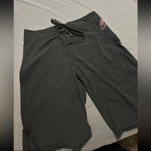 Mens Oneill Black Boardshorts / Swim Trunk Shorts Size 28